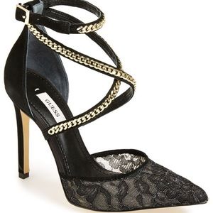 GUESS Adabellely Lace Pumps
